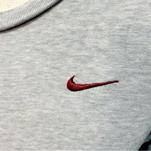 Nike Dri-FIT Women's Crew Running Top Long Sleeve Athletic Sports Tee Shirt Grey - Picture 4 of 6